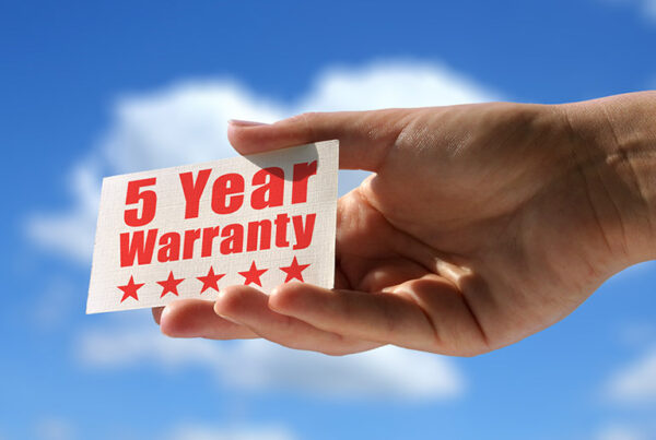 5 year warranty